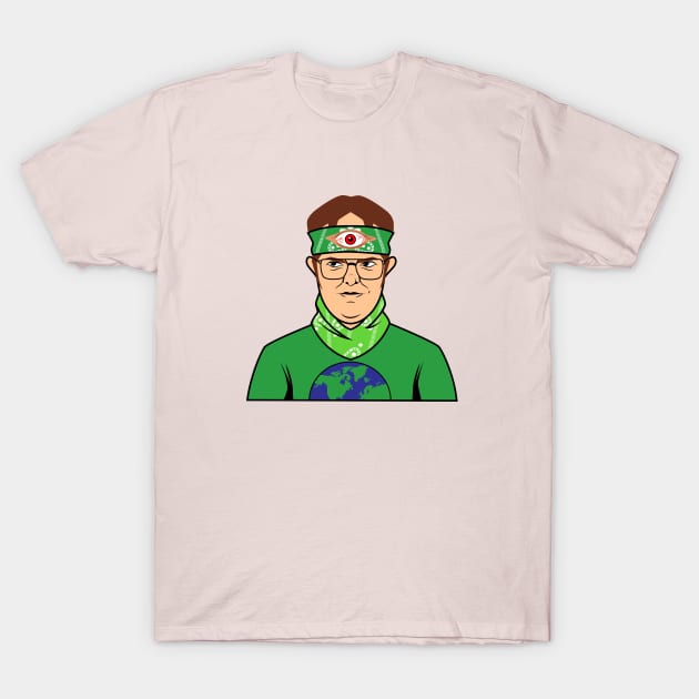 Recyclops (Green) T-Shirt by Pinnuendo